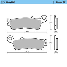 BRAKE PADS FRONT MOTO MASTER RACING GP YAMAHA YZ450F 20-21