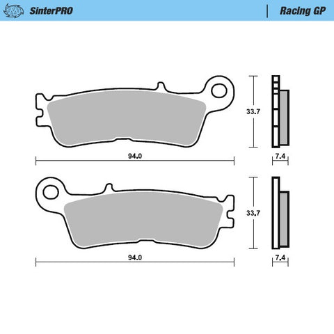 BRAKE PADS FRONT MOTO MASTER RACING GP YAMAHA YZ450F 20-21