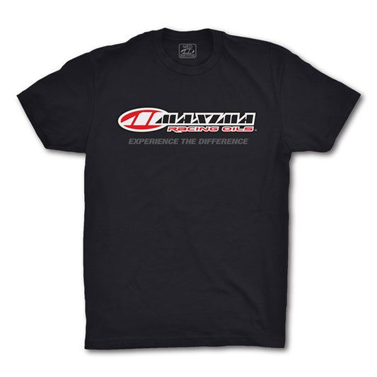 T Shirt Maxima Oils Bike Logo Black Small