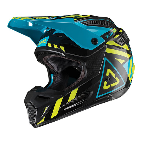 LEATT GPX 5.5 V19.1 HELMET - BLACK / LIME - Small