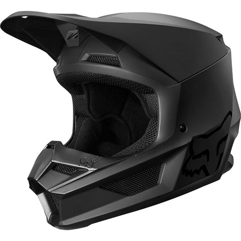 FOX YOUTH V1 HELMET [BLACK] ECE/DOT