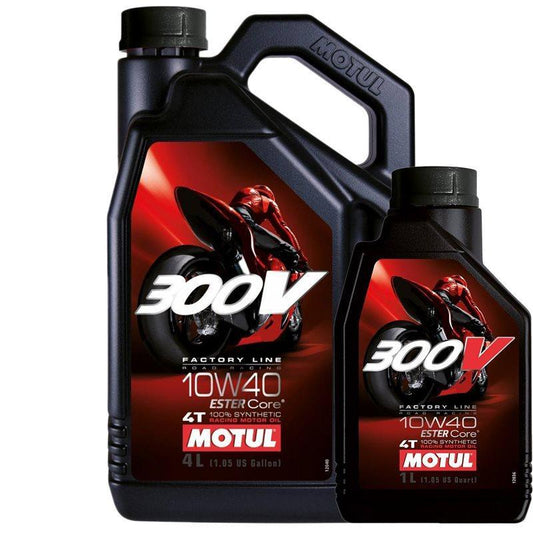 Motul 300V 4T Factory Line 10W40 Fully Synthetic Oil 4L