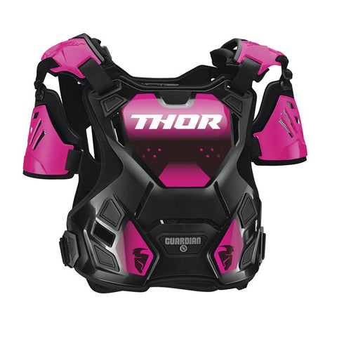 Thor Mx Chest Protector Guardian Womens One Size 85 95 Cm Chest Black/Pink