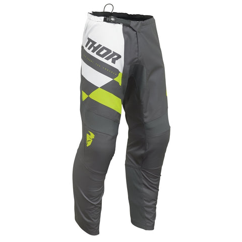 Thor Sector Checker Pants Youth Gray/Ac