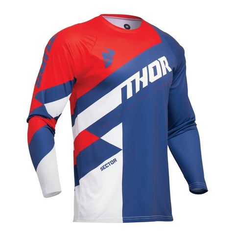 Thor Sector Checker Jersey Nv/Rd