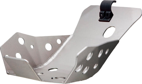 *SKID PLATE CROSSPRO 4MM ALUMINIUM SUZUKI RMX450 10-18 SILVER