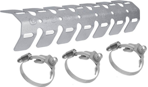 Pipe Guard 4 T 4 Stroke (Evo) Universal Silver ( Exhaust Mounts Hold Protector Off The Header )