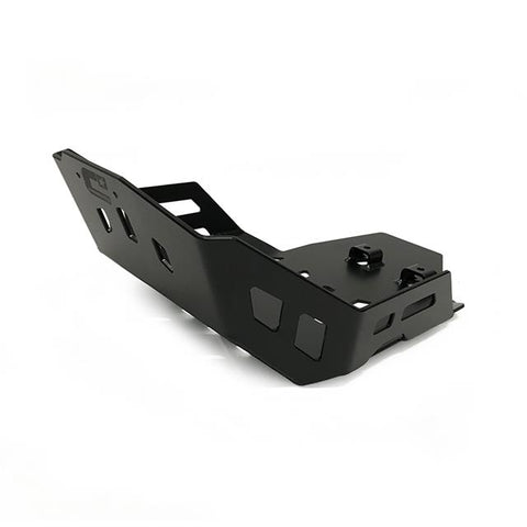 BASH PLATE CROSSPRO 4MM ALUMINIUM KLR650 08-20 BLACK