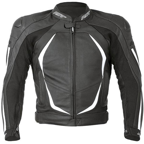 RST BLADE 2 |BLACK/WHITE |52|4XL |LEATHER JACKET