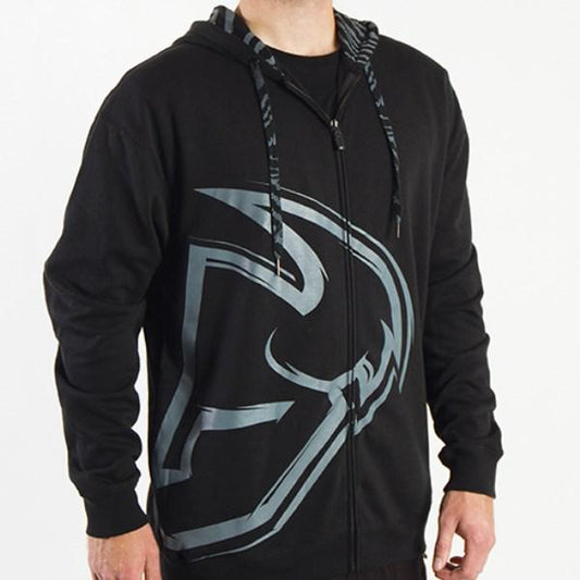 Hoody Zip Thor Split Black