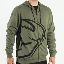 Hoody Zip Thor Split Green