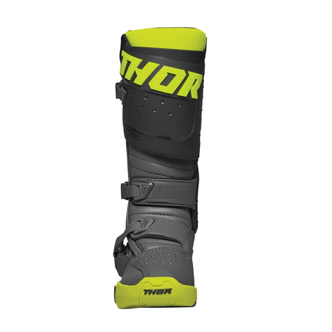 Thor Mx Radial Mens Grey Fluro Yellow