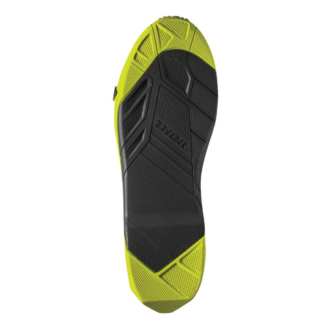 Thor Mx Radial Mens Grey Fluro Yellow