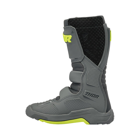 Thor Blitz XR Boots Youth Grey/Charcoal