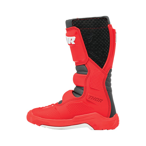 Thor Blitz XR Boots Youth Red/Charcoal