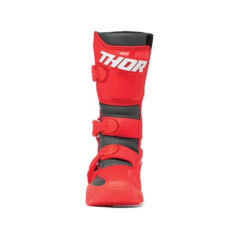 Thor Blitz XR Boots Youth Red/Charcoal