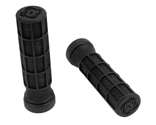 TORC1 HOLE SHOT GRIPS ATV WAFFLE ATV MEDIUM COMPOUND BLACK INCLUDES GRIP GLUE