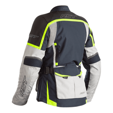 RST MAVERICK LADIES TEXTILE JACKET [BLUE/FLO YEL]