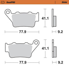 BRAKE PADS REAR MOTO MASTER SINTERED FOR APRILIA BMW HONDA HUSQVARNA KTM TRIUMPH YAMAHA