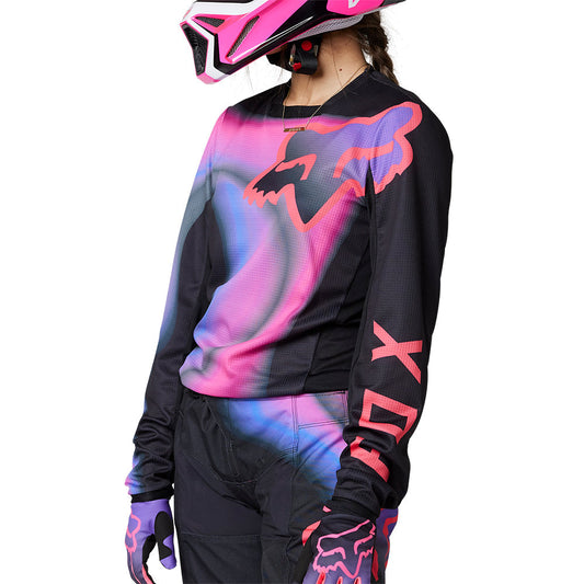 FOX WOMENS 180 TOXSYK JERSEY [BLACK/PINK]