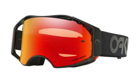 Oakley Airbrake Factory Pilot Blackout MX goggles with Prizm Torch Iridium lens