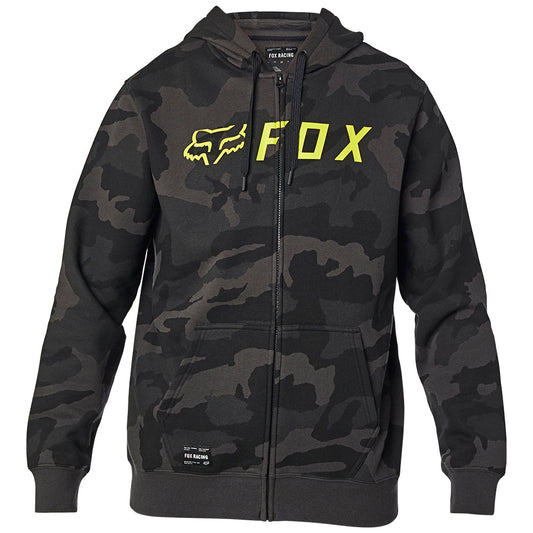 FOX APEX CAMO ZIP FLEECE HOODY [BLACK CAMO]