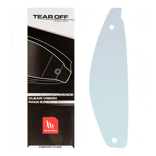 MT VISOR KIT TEAR-OFF MT-V-09 & MT-V-29 [CLEAR] 5 