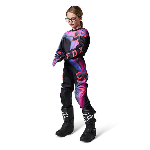 FOX YOUTH GIRLS 180 TOXSYK PANTS [BLACK/PINK]