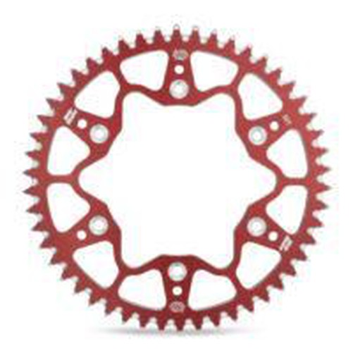 *SPROCKET REAR ALLOY MOTO MASTER CR80R 86-02 CR85R 03-07 CRF125 CRF150R 07-20 55T RED