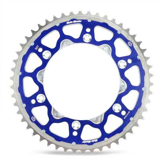 SPROCKET REAR MOTO MASTER FUSION DUAL RING HUSQVARNA TC85 14-21 49T BLUE DUAL RING