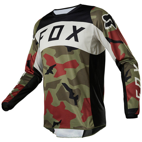 FOX 180 BNKR JERSEY [GREEN CAMO]