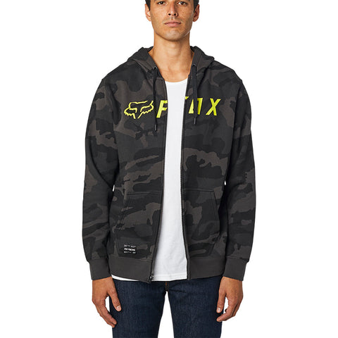 FOX APEX CAMO ZIP FLEECE HOODY [BLACK CAMO]