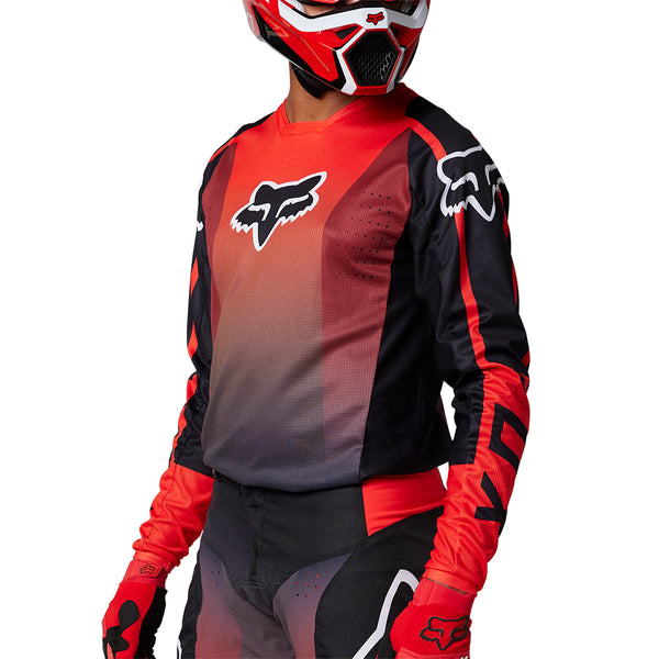 FOX 180 LEED JERSEY FLO RED Moto1