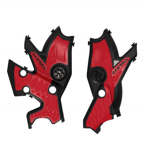 Frame Protectors Red Black Yamaha T7