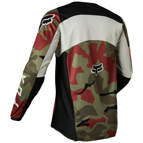 FOX 180 BNKR JERSEY [GREEN CAMO]