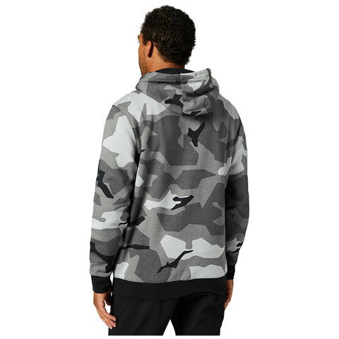 FOX LEGACY FOXHEAD CAMO PULLOVER FLEECE HOODY [BLACK CAMO]