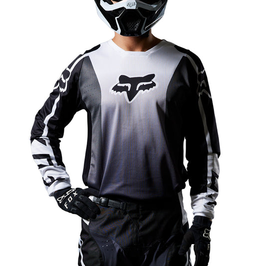 FOX 180 LEED JERSEY [BLACK/WHITE]