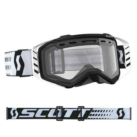 Prospect Enduro Goggle Black/ White Clear Lens Scott