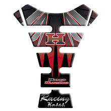 KEITI TANK PAD HONDA H [BLACK RED]