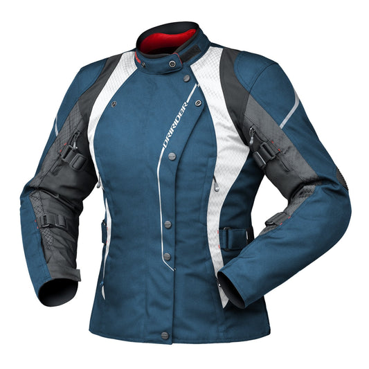 DRIRIDER LADIES VIVID2 JACKETS - ATLANTIC BLUE