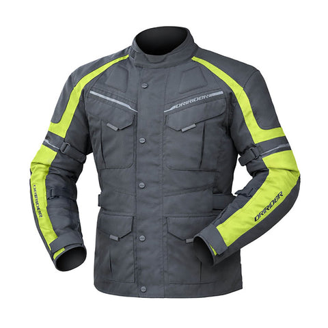 DRIRIDER COMPASS 3 JACKET - BLACK/YELLOW