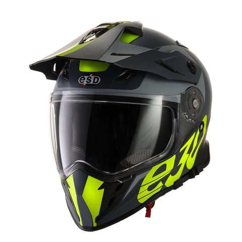 ELDORADO E30 ADVENTURE HELMET FLURO GRAPHIC