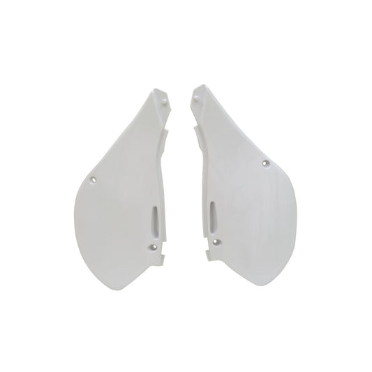 SIDEPANELS RTECH KAWASAKI KX125 KX250 99-02 WHITE