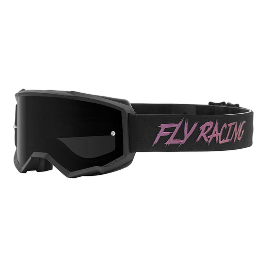 FLY ZONE YTH GOGGLE BLACK/FUSION w/ DARK SMOKE LENS