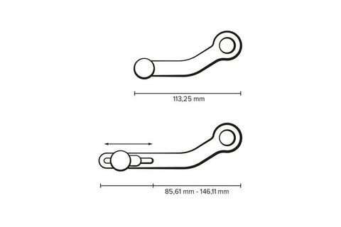 GEAR LEVER ADJUSTABLE BMW R1200GS R1250GS