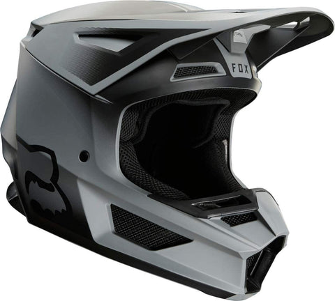 Fox Racing V2 Vlar Motocross Helmet Matt Black Medium