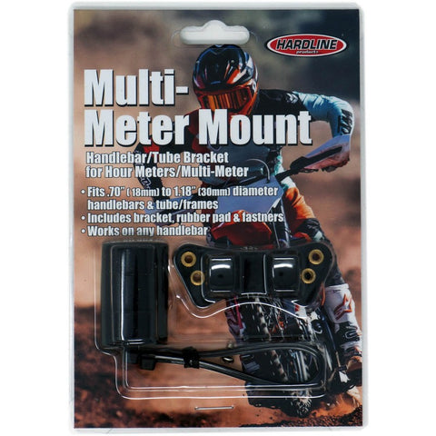 *MULTIMETER MOUNT BRACKET FOR HANDLEBAR OR TUBE INSTALLATION OF HARDLINE PRODUCTS HOUR METERS.