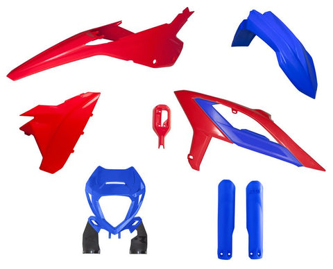 Plastics Kit Rtech Beta 2023 6 Piece Kit Red Blue