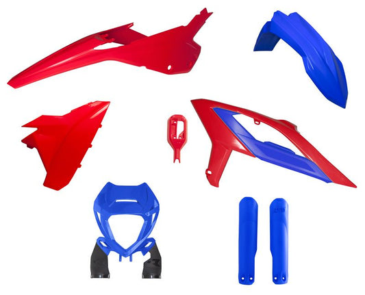 Plastics Kit Rtech Beta 2023 6 Piece Kit Red Blue