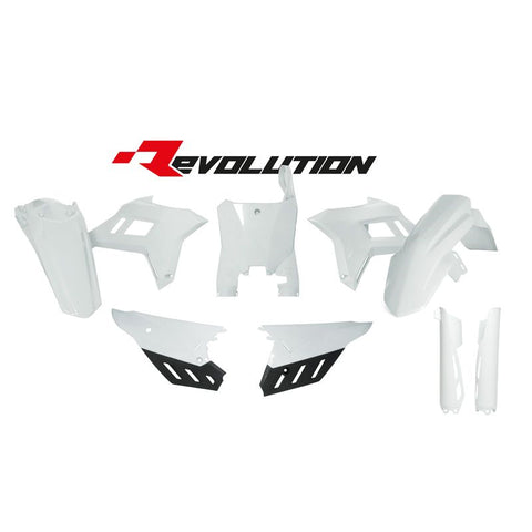 Plastics Kit Rtech Revolution Honda Crf250 R 22 23 Crf450 R 21 23 White